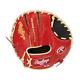 Rawlings Hoh Heart Of The Hide Pancake Training Glove Scarlet Baseball Mitt 10in