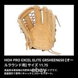 Rawlings HOH Heart of the Hide Pro Excel Baseball Glove RHT Black GR5HEEN650