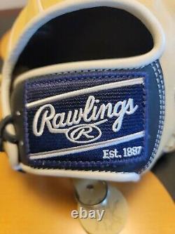 Rawlings HOH / Heart of the Hide R2G Baseball Glove, Natural / Blue 11.5 New NWT