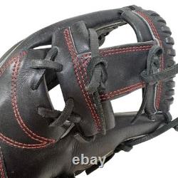 Rawlings Hard Baseball Glove Black HEART of the HIDE 11 3/16