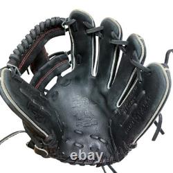 Rawlings Hard Baseball Glove Black HEART of the HIDE 11 3/16