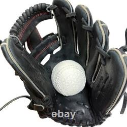 Rawlings Hard Baseball Glove Black HEART of the HIDE 11 3/16