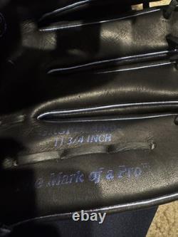 Rawlings Heart Hide Glove Metallic GR3FHMN65 Blk Royal Fielder 11.75 3/4 JPN RHT