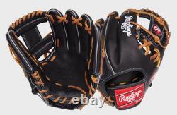 Rawlings Heart Of The Hide 11.5 Black Infield Glove, Right Hand Throw