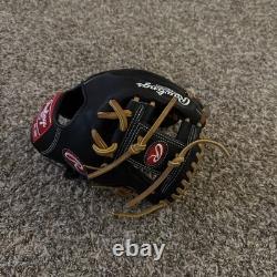 Rawlings Heart Of The Hide 11.5 Black Infield Glove, Right Hand Throw