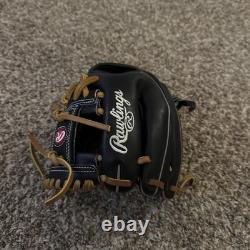 Rawlings Heart Of The Hide 11.5 Black Infield Glove, Right Hand Throw