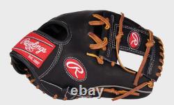 Rawlings Heart Of The Hide 11.5 Black Infield Glove, Right Hand Throw