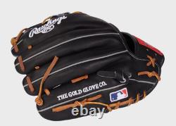 Rawlings Heart Of The Hide 11.5 Black Infield Glove, Right Hand Throw