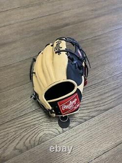 Rawlings Heart Of The Hide 11.5 I Web Baseball Glove Camel Black