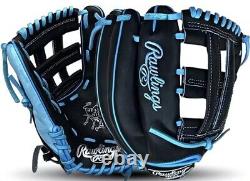 Rawlings Heart Of The Hide 12.25 Baseball Glove Prokb17-6 Blue Black 12 1/4 RHT