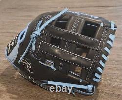 Rawlings Heart Of The Hide 12.25 Baseball Glove Prokb17-6 Blue Black 12 1/4 RHT