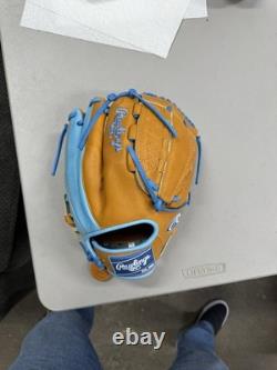 Rawlings Heart Of The Hide 12.25 RHT Baseball Glove Rich Tan & CB KB17 Kustom