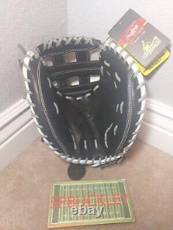 Rawlings Heart Of The Hide 33 Fastpitch Softball Catcher's Mitt, Procm33pf-24bg