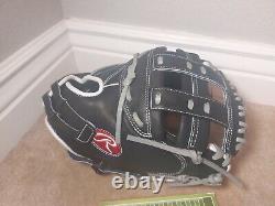 Rawlings Heart Of The Hide 33 Fastpitch Softball Catcher's Mitt, Procm33pf-24bg