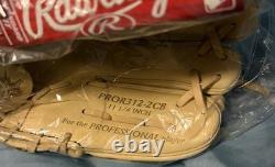 Rawlings Heart Of The Hide Baseball Glove PROR312-2CB Tan Black 11 1/4 RHT