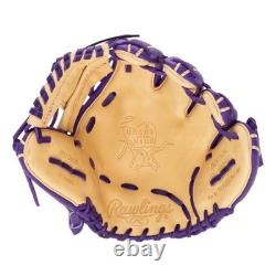 Rawlings Heart Of The Hide Baseball Glove Purple Tan RHT 11.75 PROR315-2WC