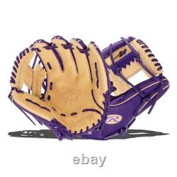Rawlings Heart Of The Hide Baseball Glove Purple Tan RHT 11.75 PROR315-2WC