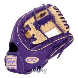 Rawlings Heart Of The Hide Baseball Glove Purple Tan RHT 11.75 PROR315-2WC