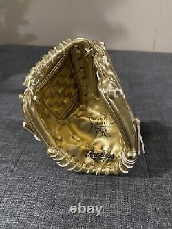 Rawlings Heart Of The Hide Gold Leather Baseball Ball Glove Approximately 13