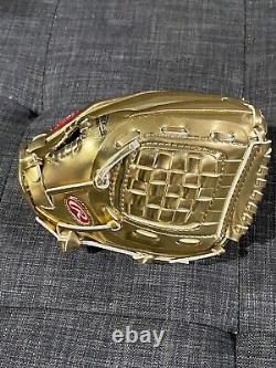 Rawlings Heart Of The Hide Gold Leather Baseball Ball Glove Approximately 13