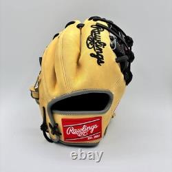 Rawlings Heart Of The Hide Infield Training Glove 9.5 RHT Tan Black PRO200TR-2C