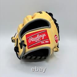 Rawlings Heart Of The Hide Infield Training Glove 9.5 RHT Tan Black PRO200TR-2C