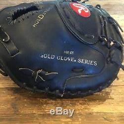Rawlings Heart Of The Hide Made In USA Pro-kltfb Rht Gold Glove Neon Orange Hoh