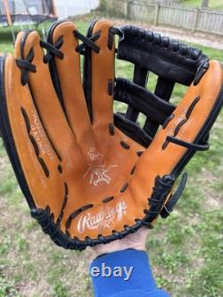 Rawlings Heart Of The Hide PRO3039-6HTB 12.75 Baseball Glove Tan/Black Leather
