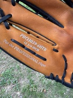 Rawlings Heart Of The Hide PRO3039-6HTB 12.75 Baseball Glove Tan/Black Leather