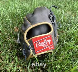 Rawlings Heart Of The Hide Pro204-20 11.5 College Issue University Of Akron Zips