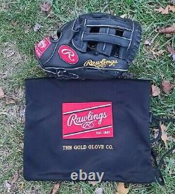 Rawlings Heart Of The Hide Pro-1000hcb Gold Glove 1 Dot 12 Rht Baseball Glove