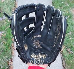 Rawlings Heart Of The Hide Pro-1000hcb Gold Glove 1 Dot 12 Rht Baseball Glove