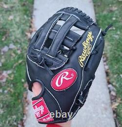 Rawlings Heart Of The Hide Pro-1000hcb Gold Glove 1 Dot 12 Rht Baseball Glove