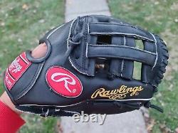 Rawlings Heart Of The Hide Pro-1000hcb Gold Glove 1 Dot 12 Rht Baseball Glove