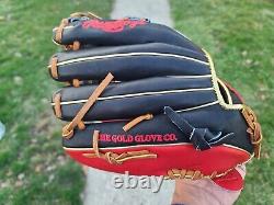 Rawlings Heart Of The Hide Pronp4-2sbg 11.5rht (jim Rice Auto) Baseball Glove