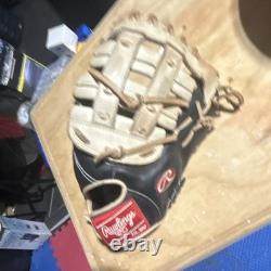 Rawlings Heart Of The Hide R2G Baseball Glove Black Beige Leather 12.75