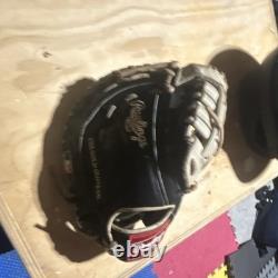 Rawlings Heart Of The Hide R2G Baseball Glove Black Beige Leather 12.75