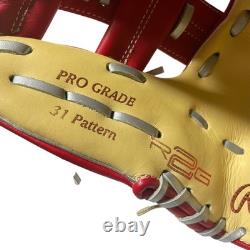 Rawlings Heart Of The Hide Rt Handed Baseball Glove R2G with Keychain Broken In