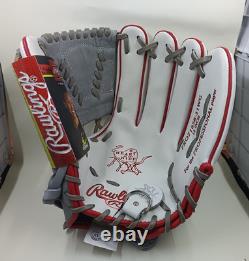 Rawlings Heart Of The Hide Softball Glove PRO716SB-31WG Grey Gray Red RHT 12