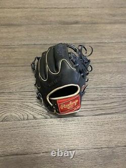 Rawlings Heart Of The Hide Wingtip 11.75 I Web Baseball Glove Navy Gold