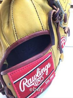 Rawlings Heart Of The Hide (hoh) Pro Issue Pro1175-14gbbpro Glove 11.75 Left