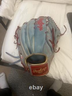 Rawlings Heart of The Hide 12.75 Colombia Blue/Red/Gold Limited Outfield Glove