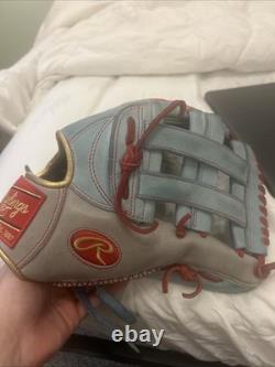 Rawlings Heart of The Hide 12.75 Colombia Blue/Red/Gold Limited Outfield Glove