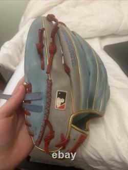 Rawlings Heart of The Hide 12.75 Colombia Blue/Red/Gold Limited Outfield Glove