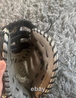 Rawlings Heart of The Hide 1st Base Baseball Glove Silver Grey 13 In RHT