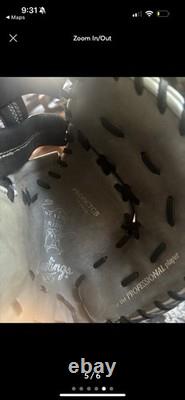 Rawlings Heart of The Hide 1st Base Baseball Glove Silver Grey 13 In RHT