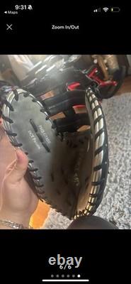 Rawlings Heart of The Hide 1st Base Baseball Glove Silver Grey 13 In RHT