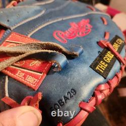 Rawlings Heart of The Hide Right Hand Throw Baseball Glove, Custom Pitcher