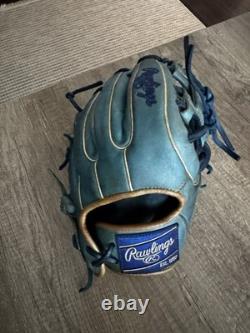 Rawlings Heart of the Hide 11.25 Baby Blue/Navy