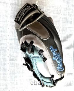 Rawlings Heart of the Hide 11.5 Baseball Glove RHT PRO204-2C silver/light blue
